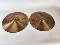 Signed 14” Paiste 400 Hi-Hat Cymbal Pair – Personally Used by Richie Kotzen