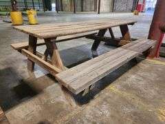 71 Long Wood Picnic Table