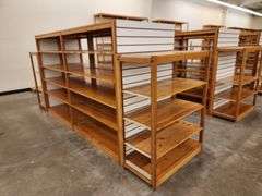 Bid is X 4 Retail Display Shelving Racks