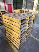 Bid x 10 Steel Pallets 42" x 42"