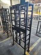 29" x 10" x 64" Steel Tool Rack Station