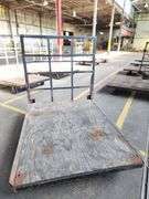 68” X 52” X 60” Steel Frame Wooden Deck Platform Dolly