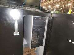 Industrial Shop Workstation Cabinet w/ HP Computer & Siemens Simatic Touch Panel