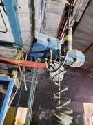 DEMAG Overhead Crane Hoist System – 550 LB Capacity – COMPLETE STRUCTURE INCLUDED