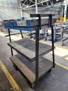 51” X 22” X 54” 3-Tier Rolling Cart