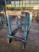 54” X 26” X 47”  Blue Rack Trolley