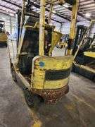 HYSTER 4,500 lb Electric Forklift – Model E45XM2-27 – 189" Lift Height – NO BATTERY