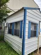 Portable Building w AC Unit and Contents