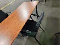 Office Training Desk – 71" x 23.5" x 28.5" with (2) Chairs Included
