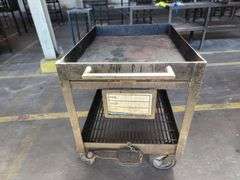 40” X 30” X 37” 2-Tier Rolling Cart