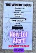 Richie Kotzen's Personal Stage Setlist – Winery Dogs Final Tour (Signed)