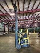 HYSTER 4,500 lb Electric Forklift w/ Charger – Model E45XM2-27  – 189" Lift Height w/ INTERMEC T2455 Terminal