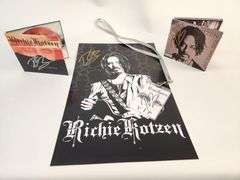 Richie Kotzen Fan Bundle – Signed Poster, Signed CDs, & VIP Badge