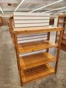 Bid is X 3 Retail Display Shelving Racks