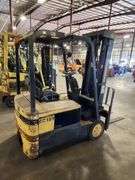 DAEWOO 2,450 lb 3-Wheel Electric Forklift – Model BC15T – 189" Lift Height – NO BATTERY