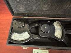 Vintage Columbia Electric Tong Test Ammeter Set – 3 Heads in Case