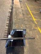 Heavy-Duty Industrial Steel Rod Rack on Casters – Shop Storage or Decor Statement Piece