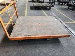 68” X 52” X 60” Steel Frame Wooden Deck Platform Dolly