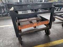 36” X 32” X 36” Metal 2-Tier Rolling Carts