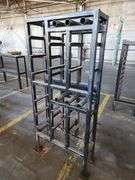 29" x 10" x 64" Steel Tool Rack Station