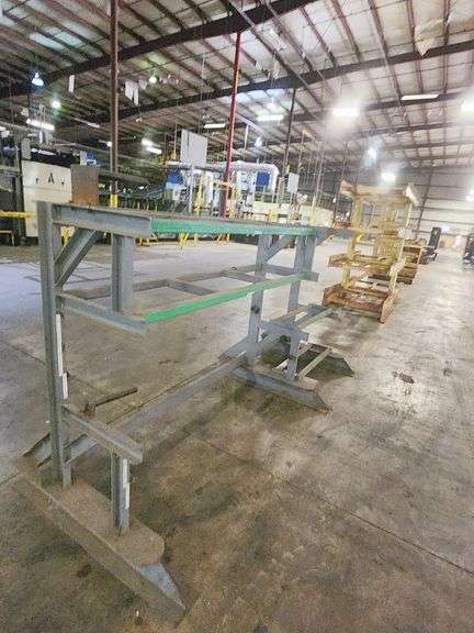 Heavy-Duty Industrial Materials Rack Station – 10’ x 4’ x 5’ Tall – Welded Steel