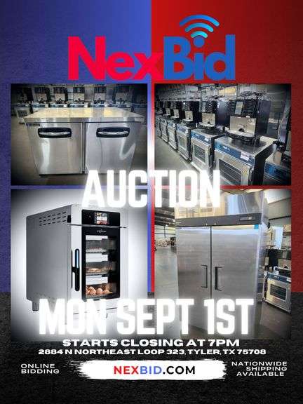 $3.2M Labor Day Mega Auction โ Restaurant โข HVAC โข Electrical
