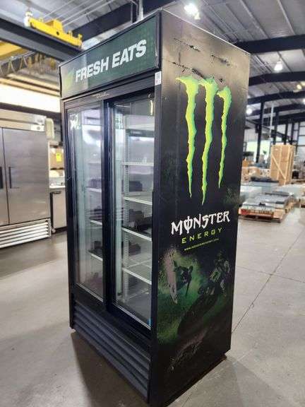 True GDM-33 Two Section Glass Door Refrigerated Merchandiser