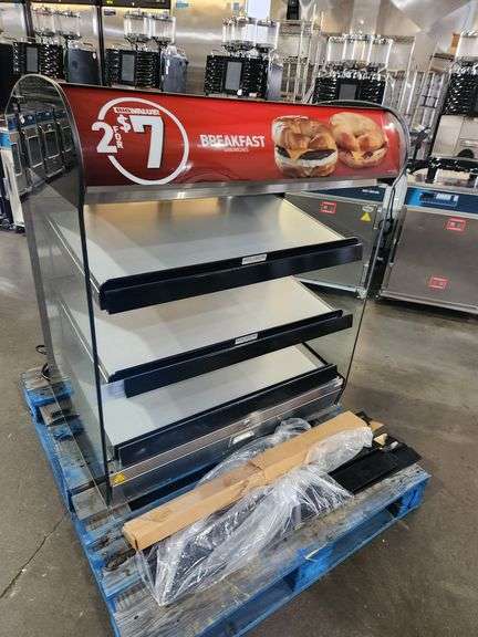 Alto-Shaam HSM-36/3S/T Countertop Heated Shelf Merchandiser β 36" Wide, 3 Shelves