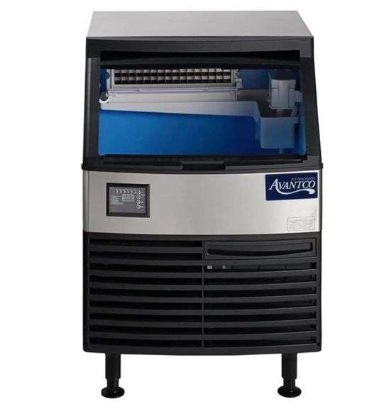 BRAND NEW Avantco UC-F-160-A 26" Undercounter Full Cube Ice Machine β 152 lb/day