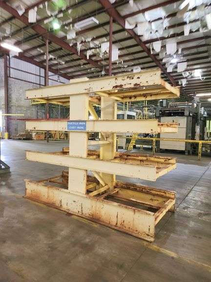 Massive American Steel Multi-Tier Industrial Rack – 7'10" Tall – Built to Hold Serious Weight