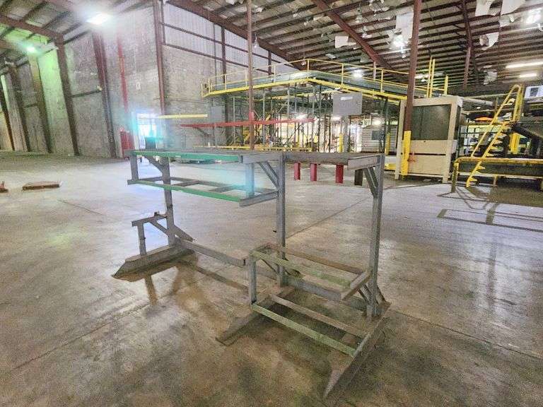 Heavy-Duty Industrial Materials Rack Station – 10’ x 4’ x 5’ Tall – Welded Steel