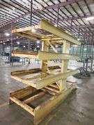 Massive American Steel Multi-Tier Industrial Rack – 7'10" Tall – Built to Hold Serious Weight