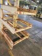 Massive American Steel Multi-Tier Industrial Rack – 7'10" Tall – Built to Hold Serious Weight