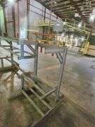 Heavy-Duty Industrial Materials Rack Station – 10’ x 4’ x 5’ Tall – Welded Steel