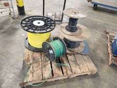 Bulk Lot – Industrial Wire & Cable Spools – Assorted Gauges