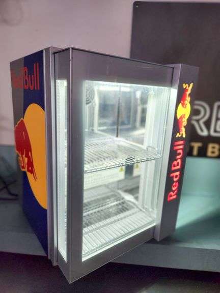 Red Bull Illuminated Countertop Cooler