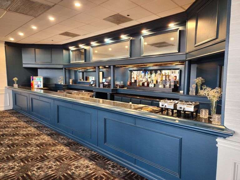 28-Foot Custom Built Bar • Installed 2020 - NexBid