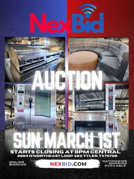 SHORT NOTICE CORPORATE ASSET LIQUIDATION – LATE MODEL/NEW Equipment & CUSTOM ARCHITECTURAL SEATING 