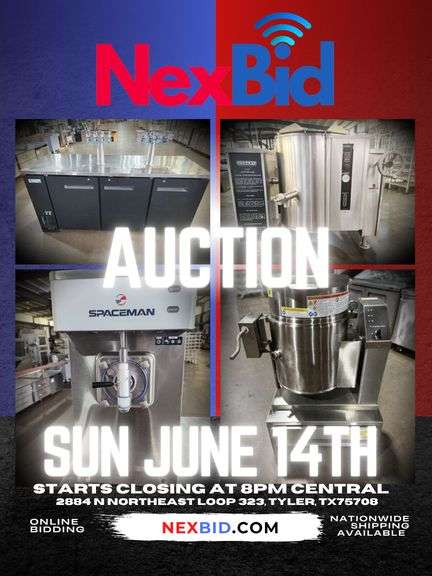 🔥 SHORT NOTICE RESTAURANT & BAKERY EQUIPMENT AUCTION 🔥