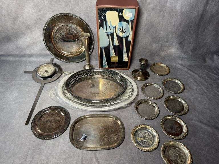 Silver plated serving items and more
