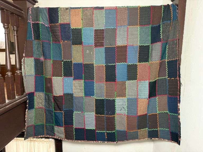 Antique handcrafted coverlet