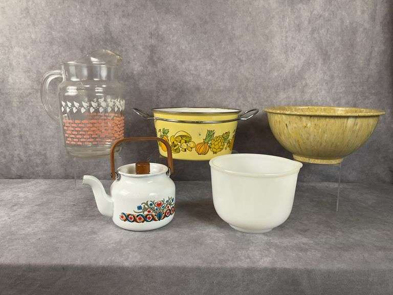 Cera-met pot, mcm pitcher and more