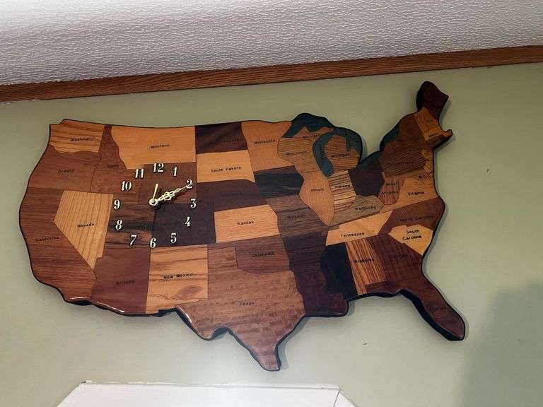 Stoney Acres Wood Shop United States wooden clock