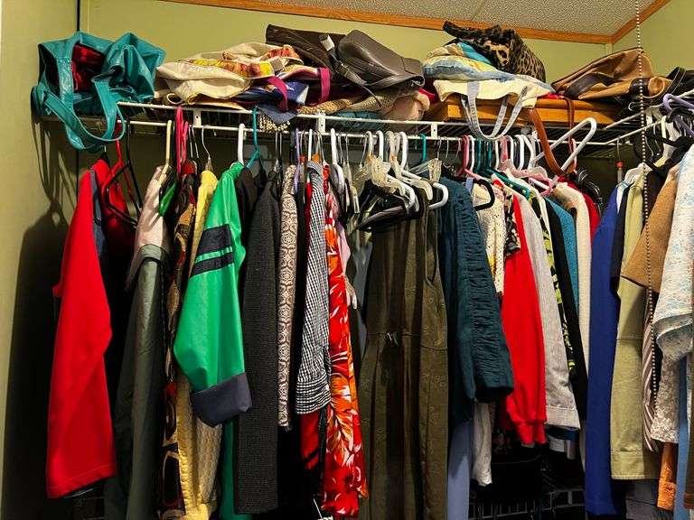 Master bedroom closet contents