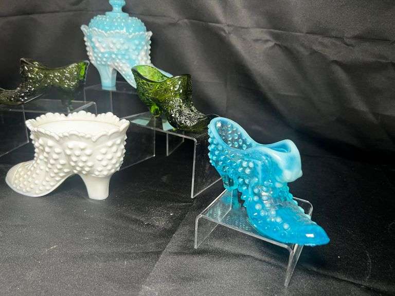 Glass shoe collection