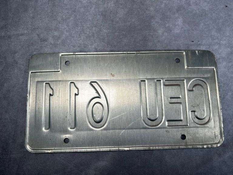 Alaska license plate