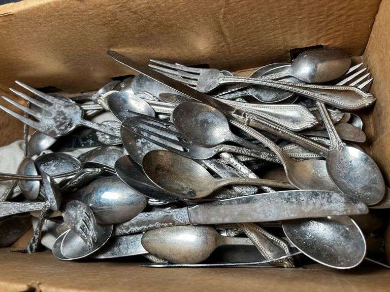 Vintage silver plated silverware