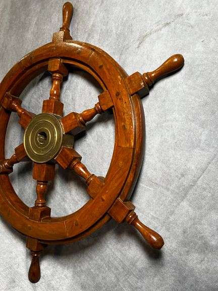 Wooden ships wheel