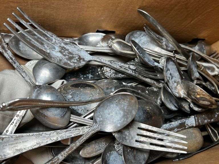 Vintage silver plated silverware
