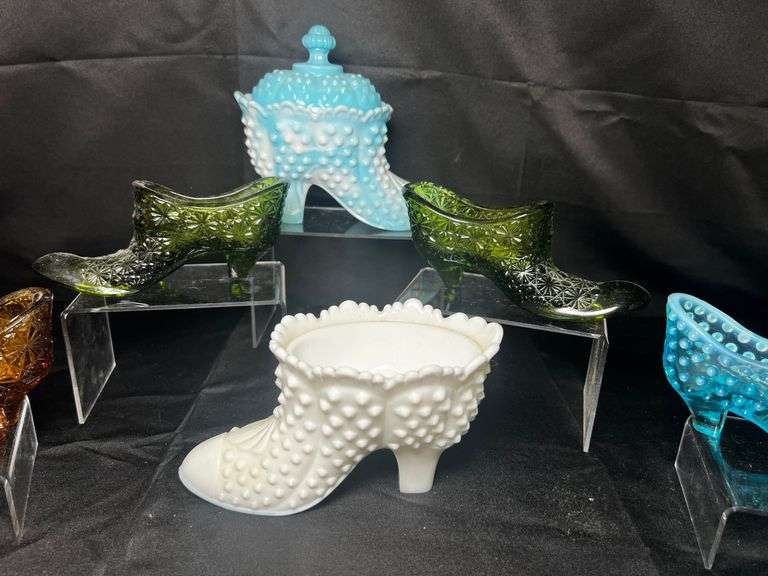 Glass shoe collection